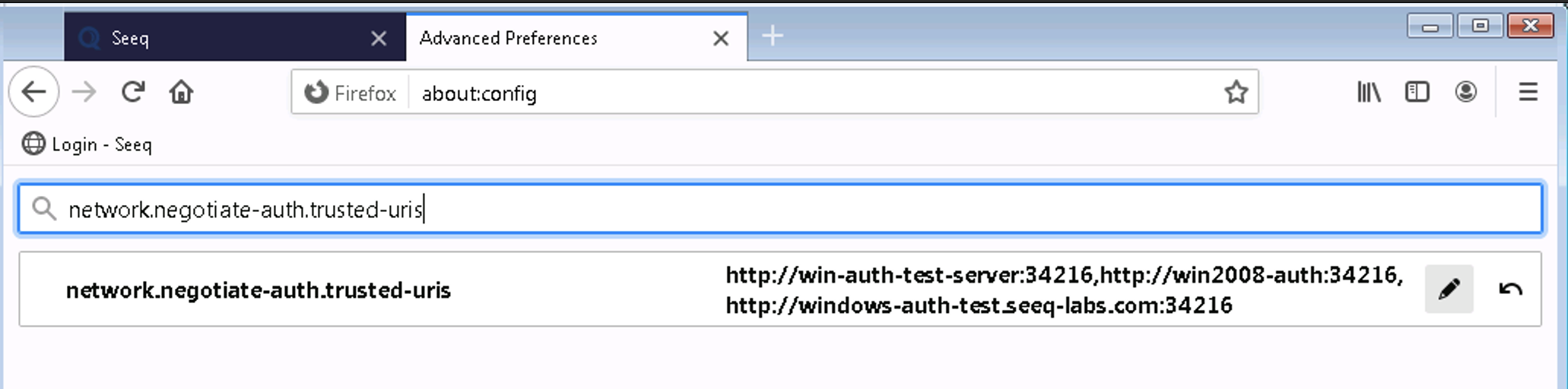 Windows authentication